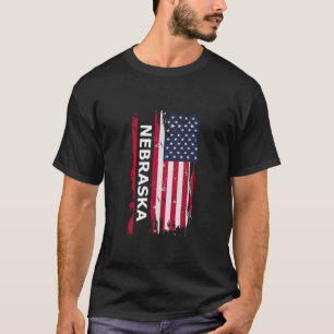 Camiseta Estado De Nebraska