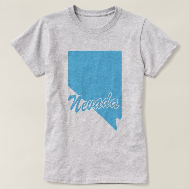 Camiseta Estado de Nevada (Frente do Design)