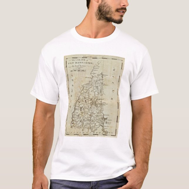 Camiseta Estado de New Hampshire (Frente)