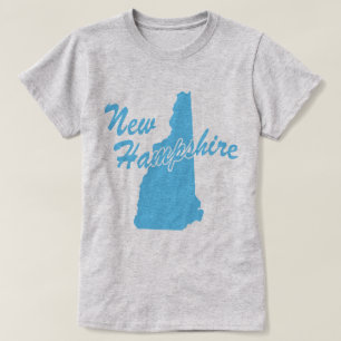 Camiseta Estado de New Hampshire Shape T-shirt