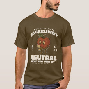 Camiseta estado de Nova York e cidade de Nova York