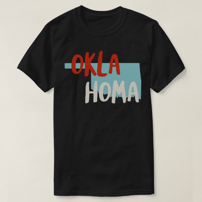 Camiseta Estado de Oklahoma (Frente do Design)
