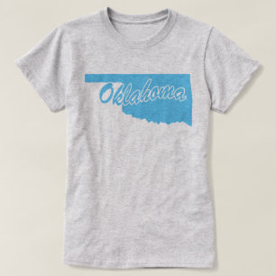 Camiseta Estado De Oklahoma Shape T-shirt