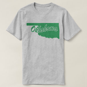 Camiseta Estado De Oklahoma Shape T-shirt