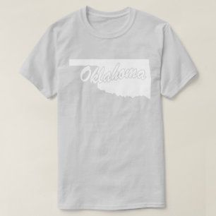 Camiseta Estado De Oklahoma Shape T-shirt