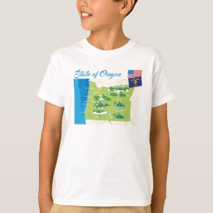Camiseta Estado de Oregon