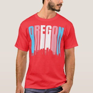 Camiseta Estado De Oregon Trans Pride Flag Transgender