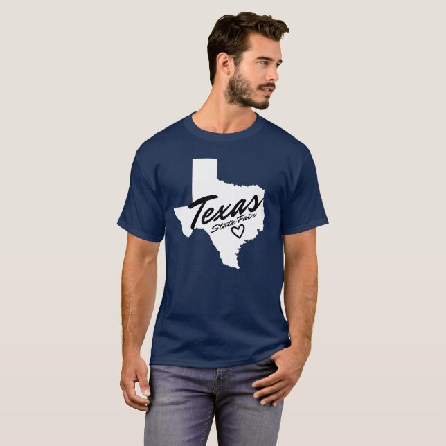 Camiseta Estado de Texas justo (Frente Completa)