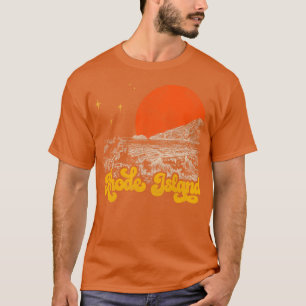 Camiseta Estado de Vintage da Distância do Meio século de R