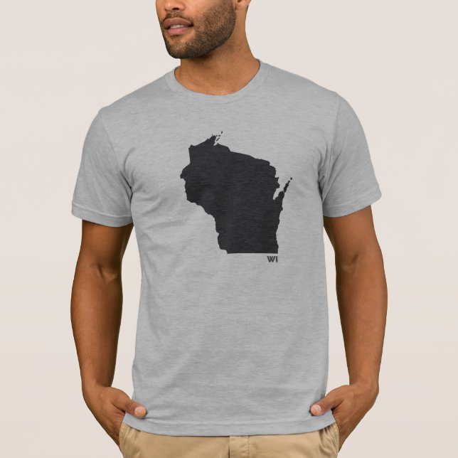 Camiseta Estado de Wisconsin (Frente)