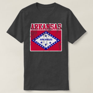 Camiseta Estado do Arkansas Flag T-Shirt