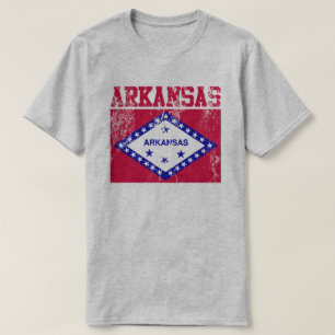 Camiseta Estado do Arkansas Flag T-Shirt