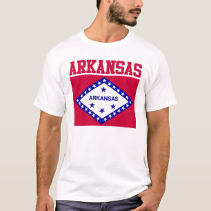 Camiseta Estado do Arkansas Flag T-Shirt