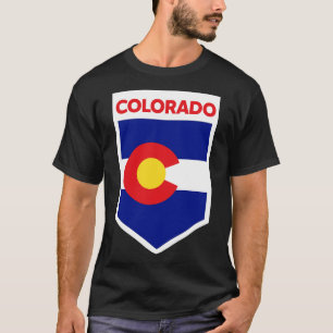 Camiseta Estado do Colorado Flag Emblem