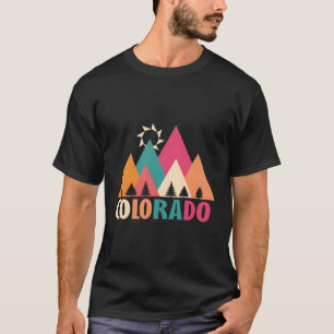 Camiseta Estado do Colorado Flag Mountatin
