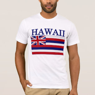 Camiseta Estado do Havaí Flag American Roupa T-shirt