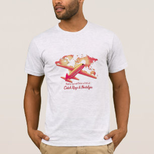 Camiseta Estado do Jetset Retroativo dos Raios de Captura d