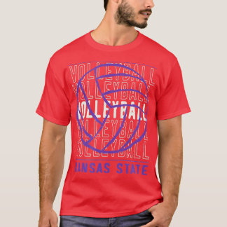 Camiseta Estado do Kansas de Voleibol