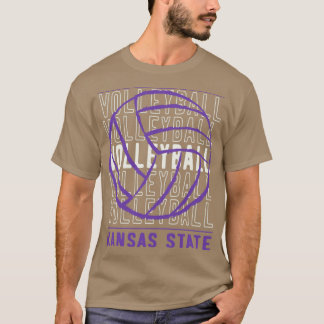 Camiseta Estado do Kansas de Voleibol