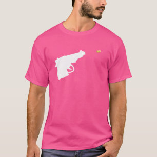 Camiseta Estado Do Mapa De Idaho Atirando Uma Batata