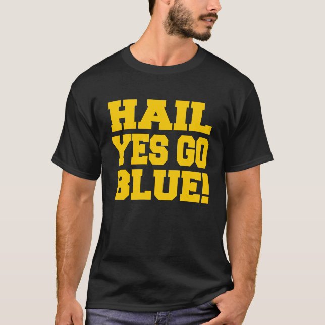 Camiseta Estado do Michigan Sim Vá M Ann Arbor MI AA (Frente)