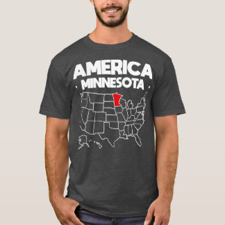 Camiseta Estado do Minnesota presente nos EUA