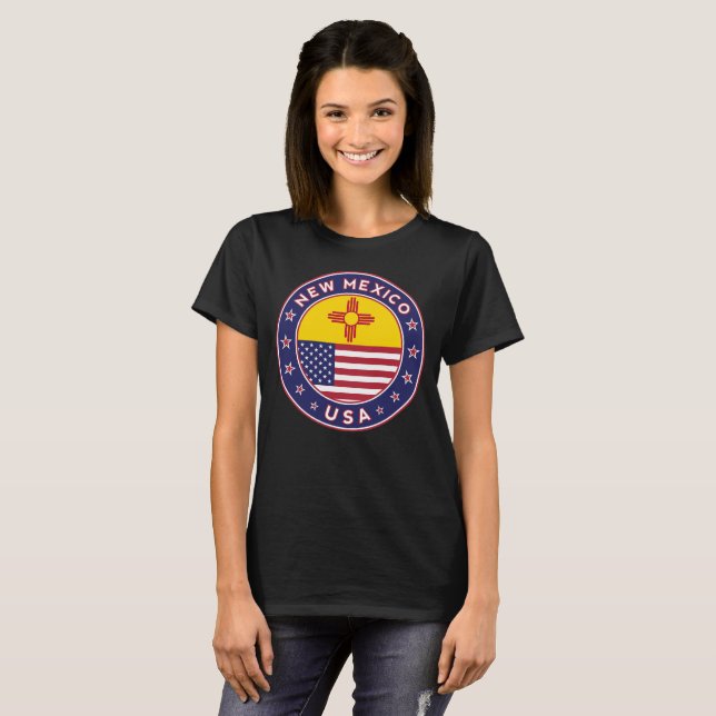 Camiseta Estado do Novo México (Frente Completa)