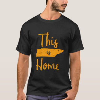 Camiseta Estado do Tennessee com dificuldades - Gráfico de