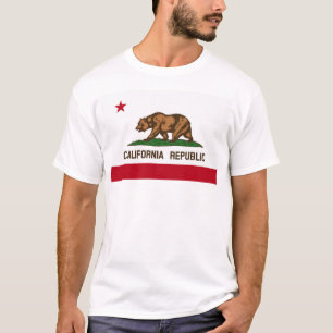 Camiseta Estado do Urso da República da Califórnia