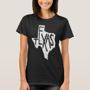 Camiseta Estado dos EUA do Texas Map Outline