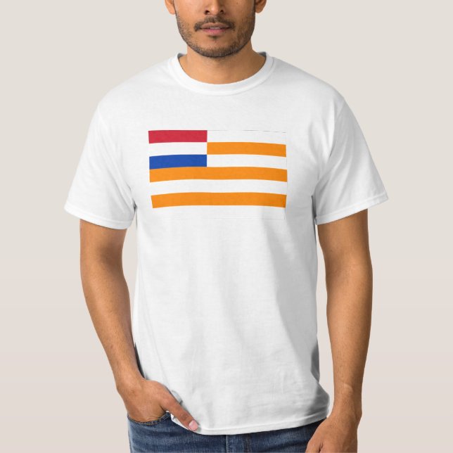 Camiseta Estado livre alaranjado (Frente)