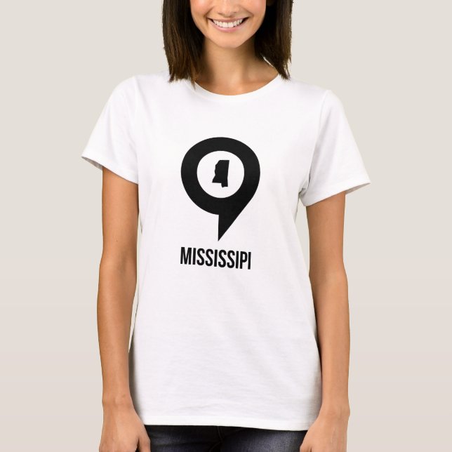 Camiseta estado Mississípi (Frente)