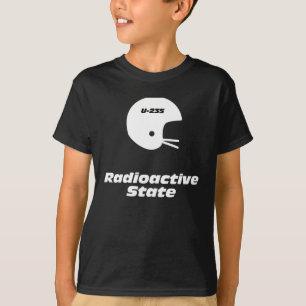 Camiseta Estado Radioativo do Capacete de Futebol