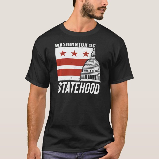 Camiseta Estado Washington Nativo De Washington D C (Frente)