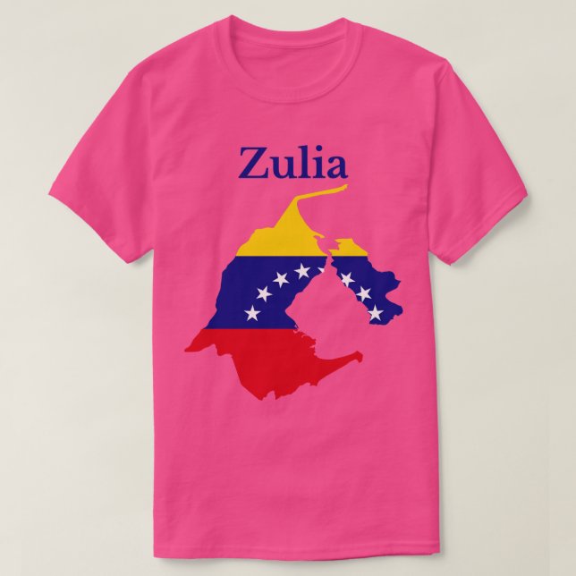 Camiseta Estado Zulia Venezuela (Frente do Design)