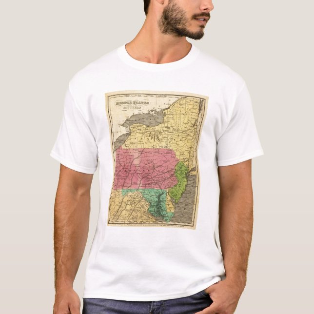Camiseta Estados 3 do meio (Frente)