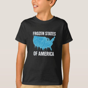Camiseta Estados Congelados da América