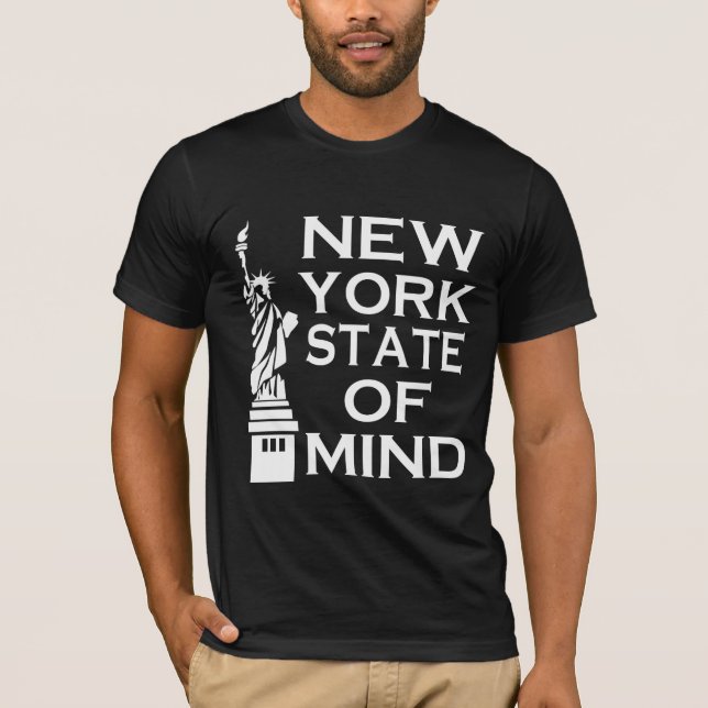 Camiseta ESTADOS DE NOVA IORQUE da MENTE (Frente)