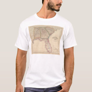 Camiseta Estados de South Carolina, de Geórgia, e de
