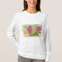 Estados Ocidentais com o mapa inserir de Michigan