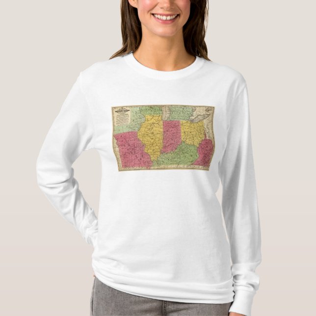 Camiseta Estados Ocidentais, EUA (Frente)