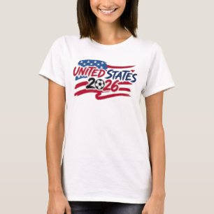 Camiseta Estados Unidos 2026 Futebol Nome Número Personaliz