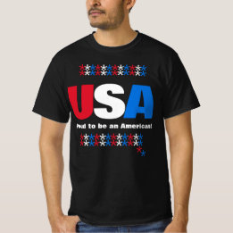 Camiseta Estados Unidos 50 Estrelas de Azul Branco Vermelho
