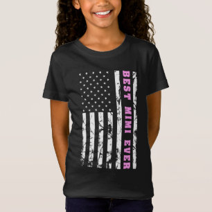 Camiseta Estados Unidos Afetaram A Bandeira Americana Mimi 
