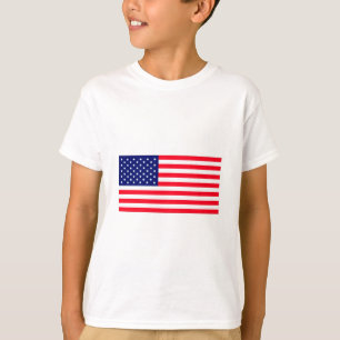 Camiseta Estados Unidos Bandeira do MUSEUM Zazzle