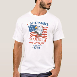 Camiseta Estados Unidos da América Águia de 1776