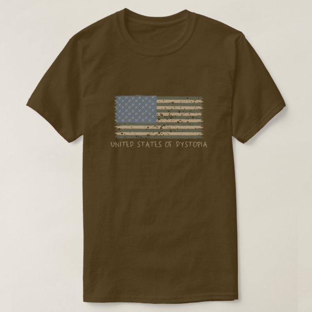 Camiseta Estados Unidos da Dystopia (Frente do Design)