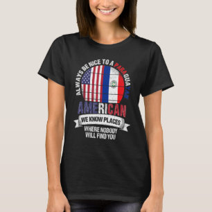 Camiseta Estados Unidos Paraguai Conhecemos Lugares Onde O