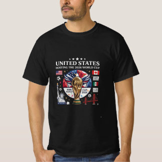Camiseta Estados Unidos Sediando a Copa do Mundo de 2026 Ca
