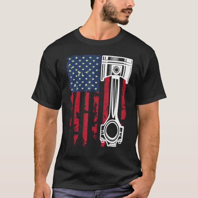 Camiseta Estados Unidos Sinalizador Auto Reparador Carro Me (Frente)